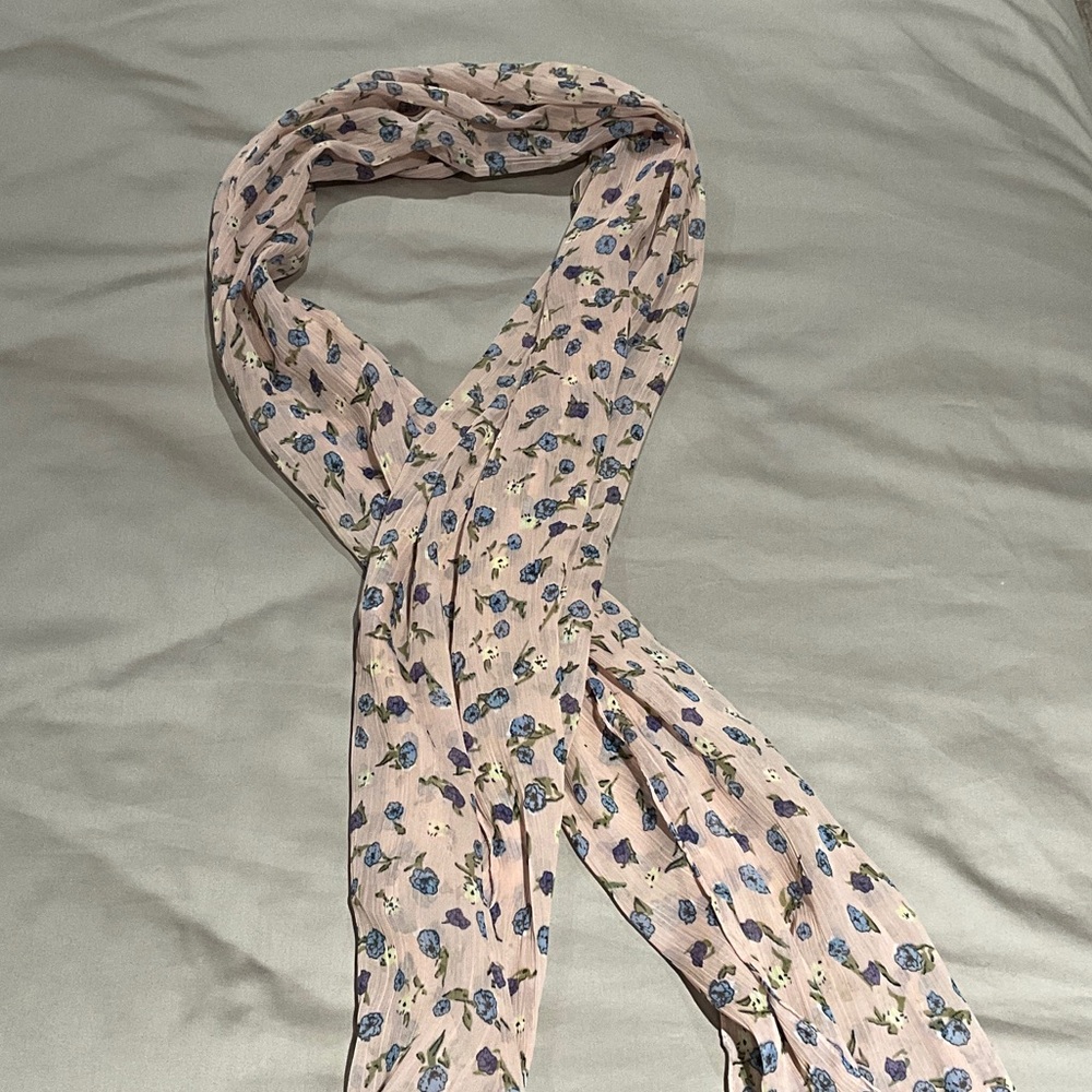 Floral Pink Scarf